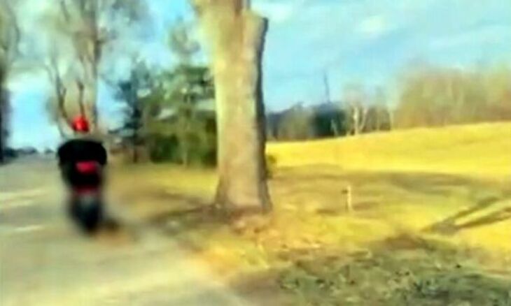 Ciągnął psa za motorowerem, zwierzę nie przeżyło