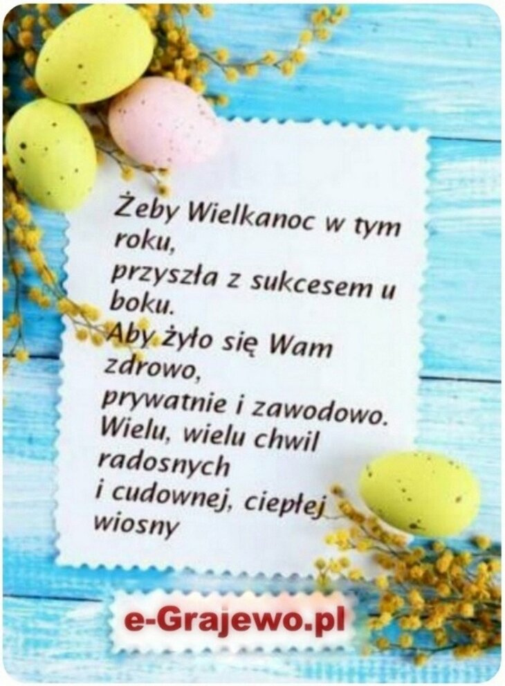 Wielkanoc 2026 - życzenia!