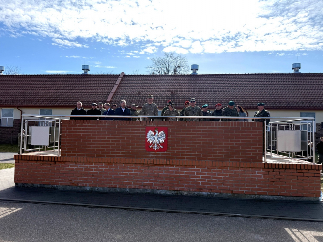 Uroczystości pożegnania mjr Ionuta Nedera