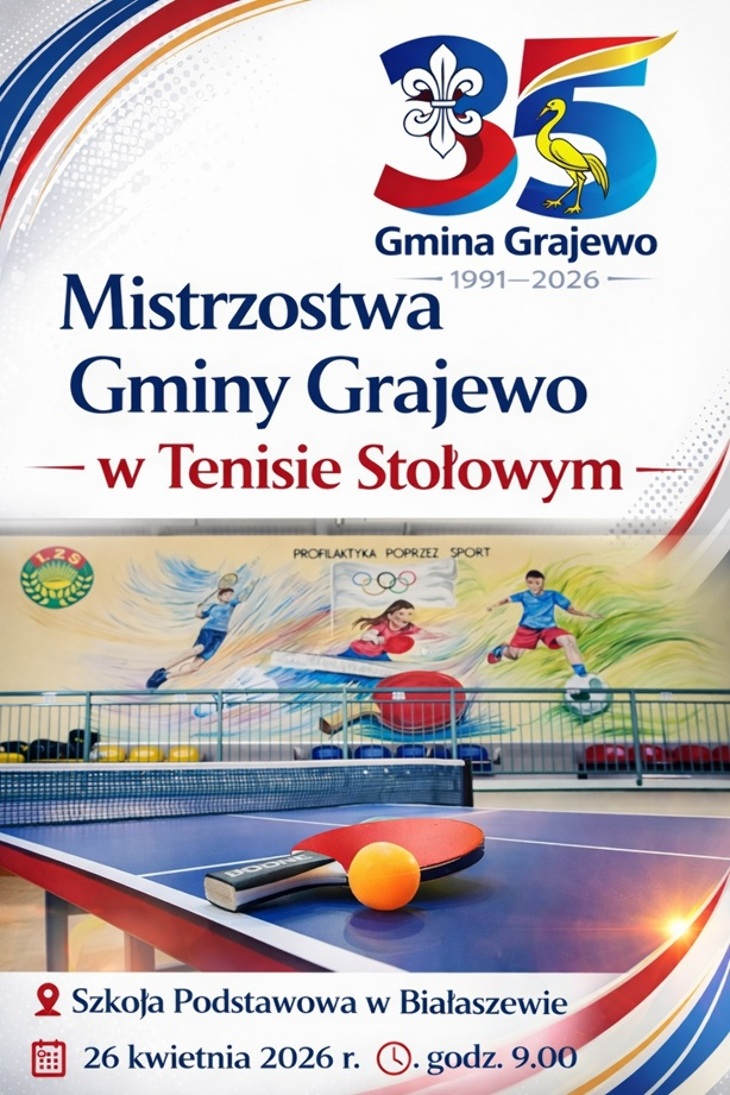 Mistrzostwa Gminy Grajewo w Tenisie Stołowym