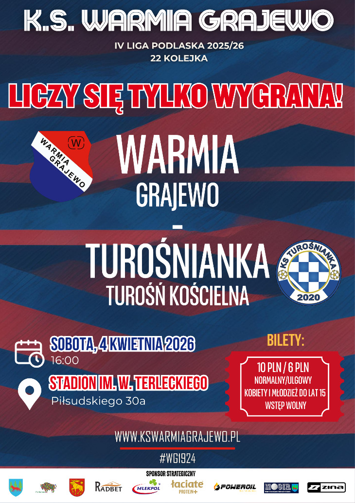 WarmiaI zagra z TUROŚNIANKĄ (4.04)