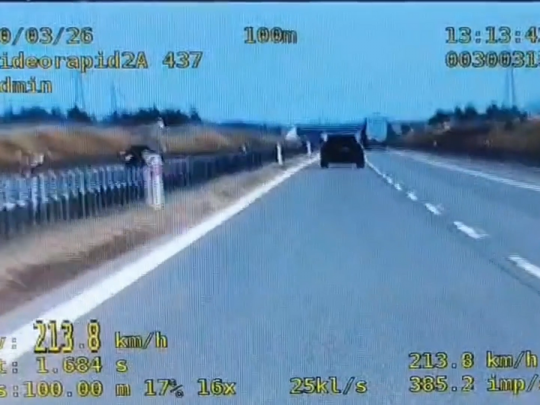 Pędził Lamborghini 213km/h po S-61