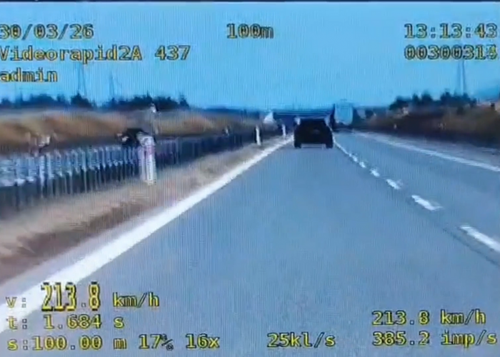 Aktualności Lamborghini 213km/h po S-61