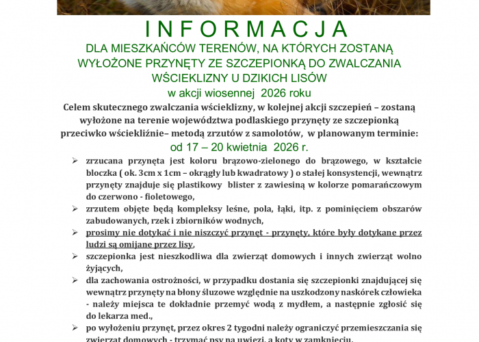 Komunikat Urzędu Miasta 