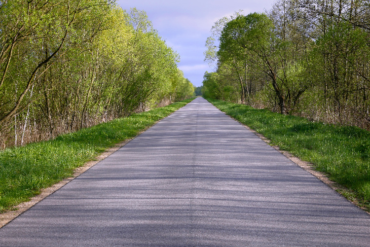 Sprzątanie poboczy 30 km odcinka Carskiej Drogi