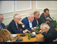 Starosta Grajewski na posiedzeniu Komisji Infrastruktury