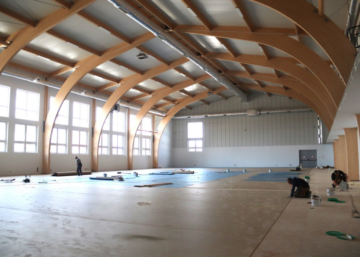 Budowa hali sportowej przy SP4