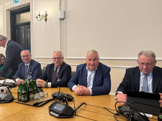 Burmistrz na posiedzeniu Komisji Infrastruktury w Sejmie RP