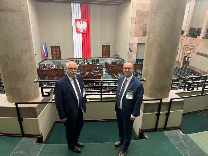 Burmistrz na posiedzeniu Komisji Infrastruktury w Sejmie RP