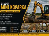 Usługi mini koparką 