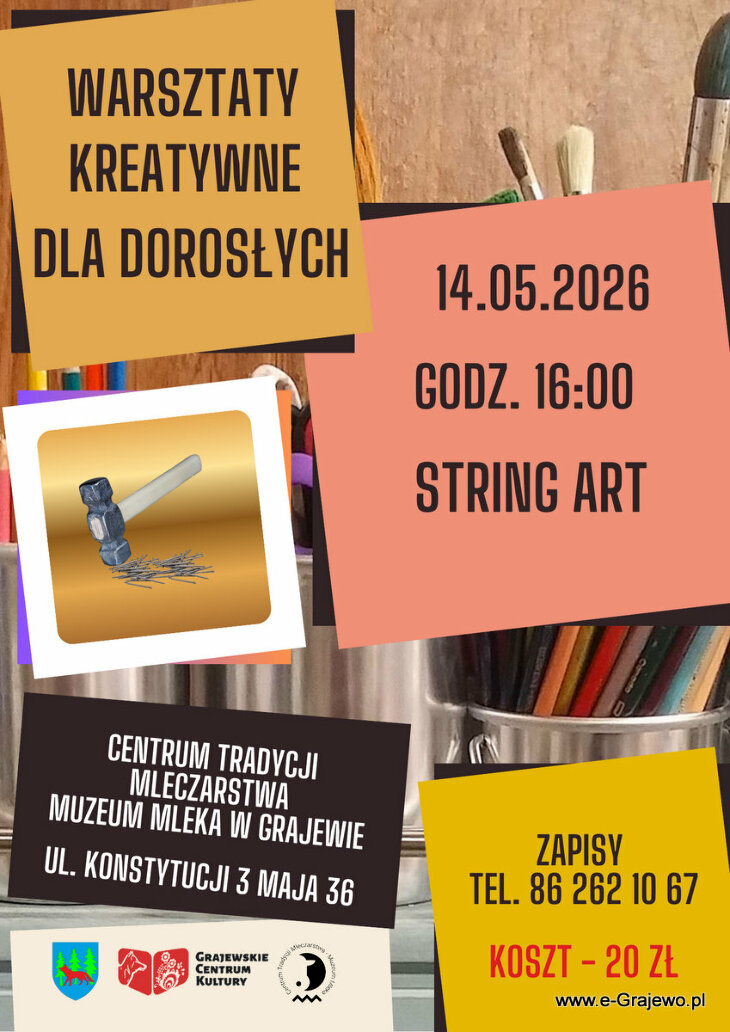 Warsztaty kreatywne dla dorosłych w Muzeum Mleka