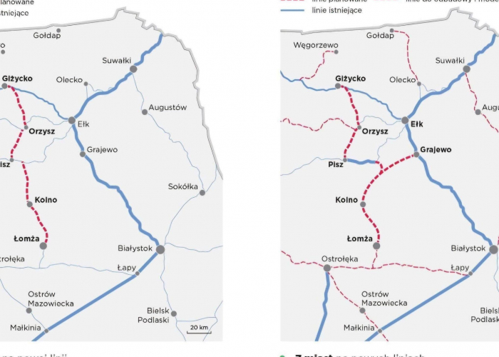 Zmiany w Kolejowej Sieci: Grajewo zamiast Pisza?
