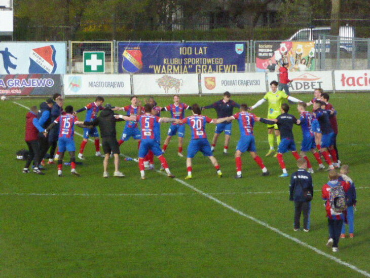Trwa zwycięska passa grajewskiej Warmii