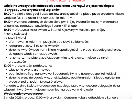 Obchody Święta Konstytucji 3 Maja