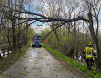 Strażacy mieli pracowitą niedzielę i noc