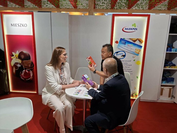 Mlekpol na targach w Singapurze