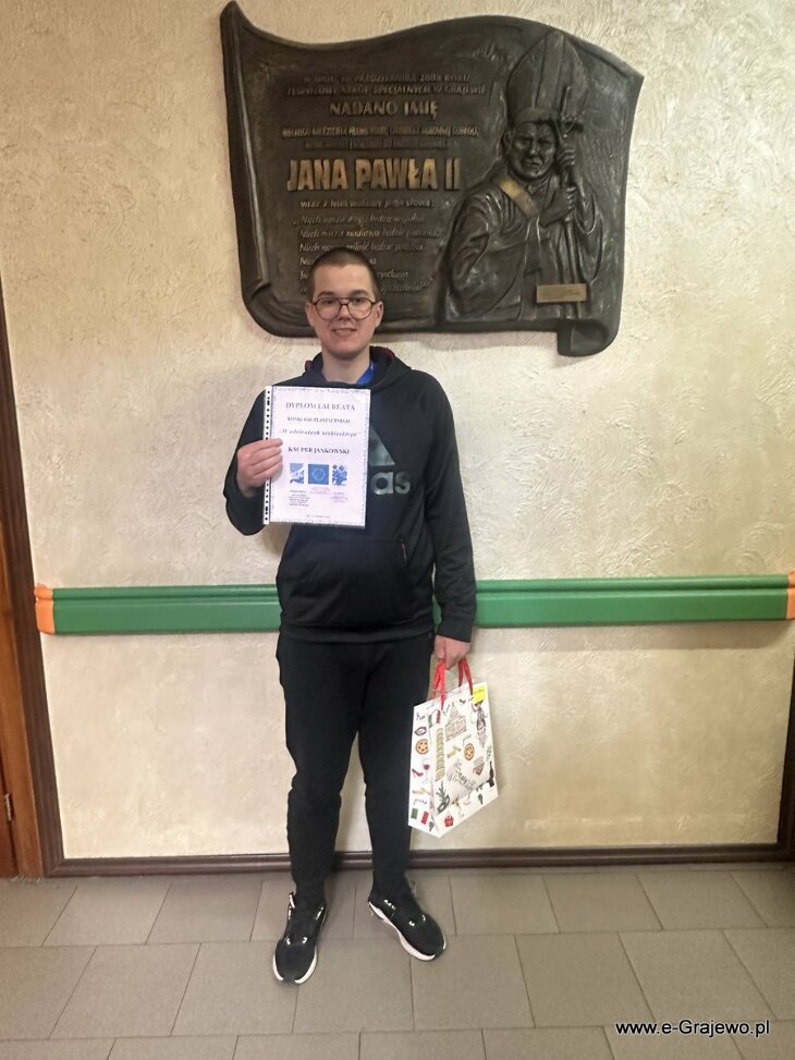 Sukces uczniów ZSS im. Jana Pawła II 