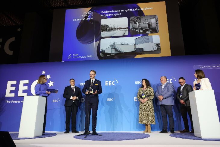 Modernizacja oczyszczalni w Szczuczynie z wyróżnieniem!