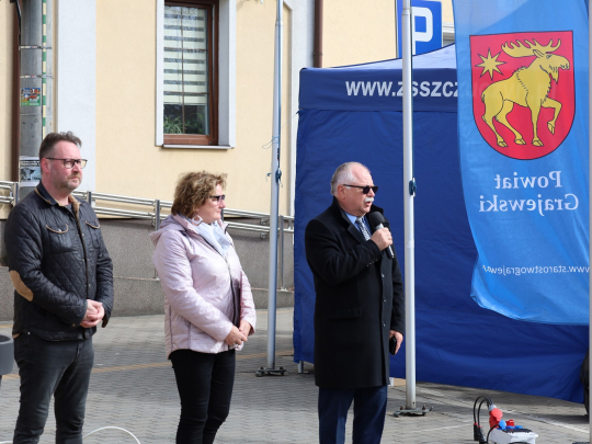  Starosta odwiedził Targi Zawodowe w Szczuczynie