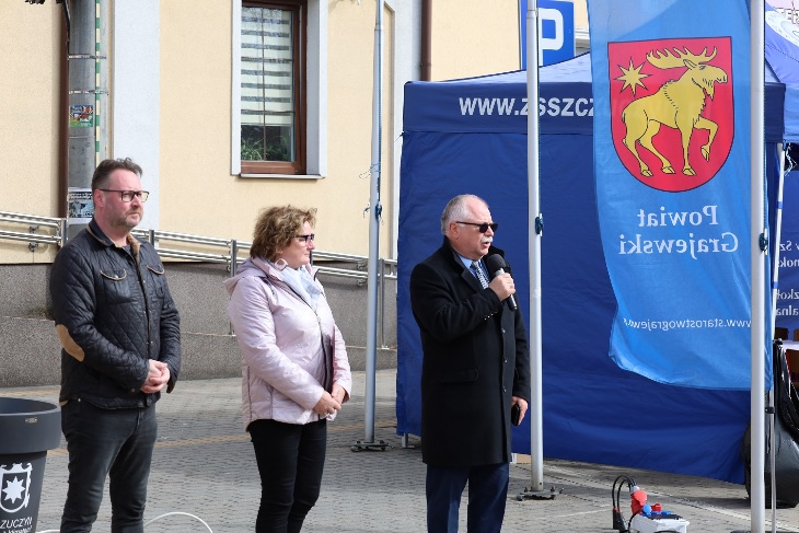  Starosta odwiedził Targi Zawodowe w Szczuczynie