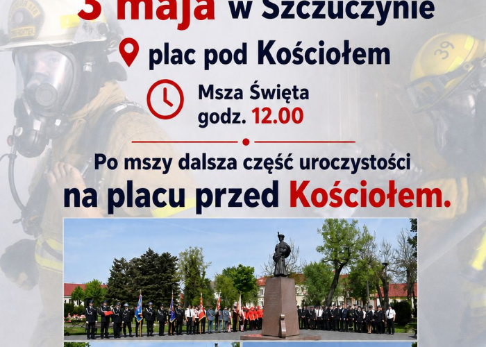 Szczuczyn:  Uroczyste obchody Gminnego Dnia Strażaka
