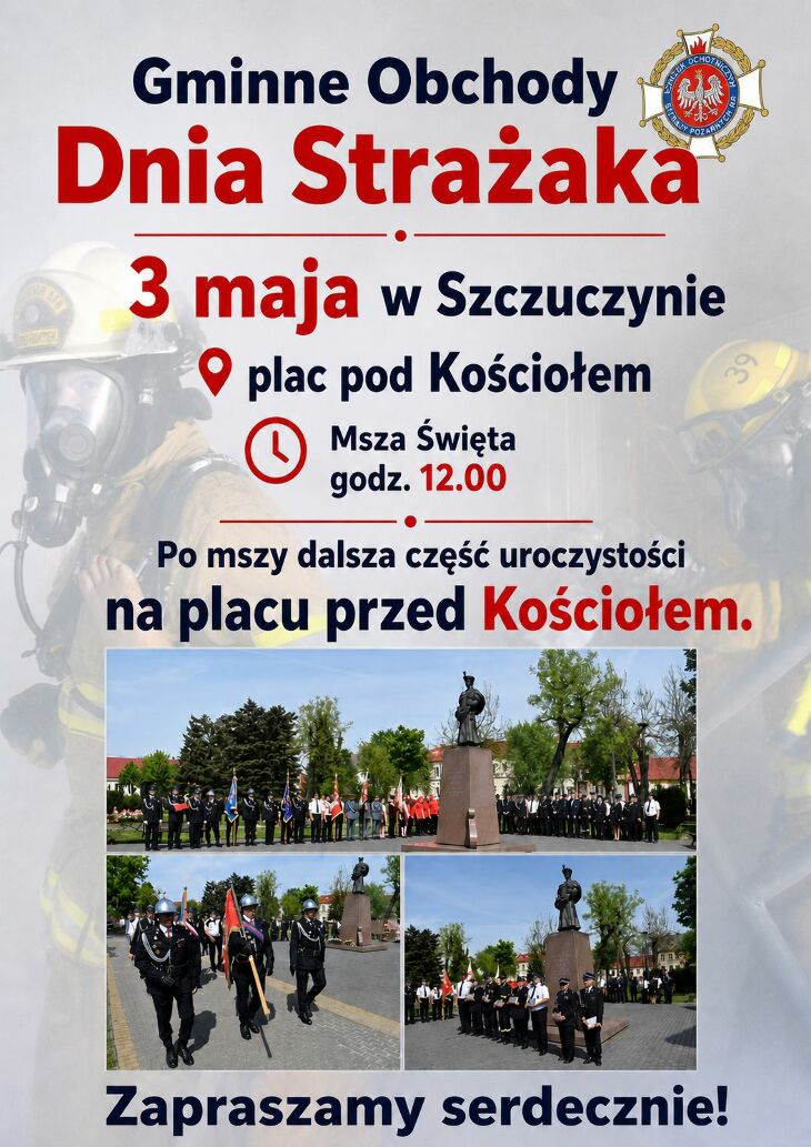  Uroczyste obchody Gminnego Dnia Strażaka