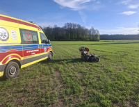 Stracił panowanie nad motocyklem