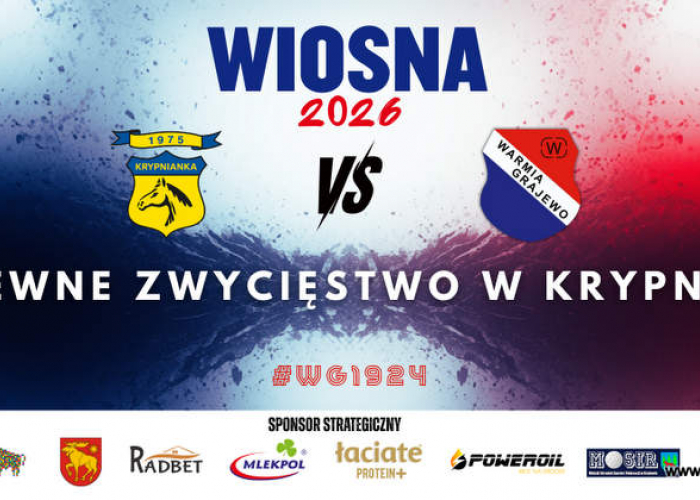 KRYPNIANKA Krypno - WARMIA Grajewo 0:2