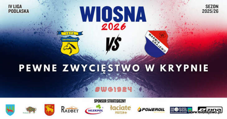 KRYPNIANKA Krypno - WARMIA Grajewo 0:2