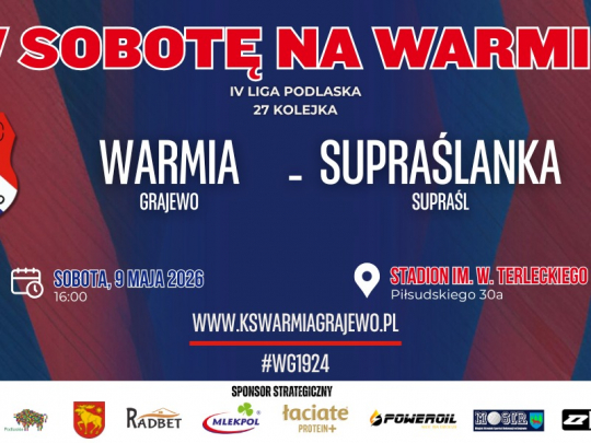 Warmia Grajewo - Supraślanka (9.05)