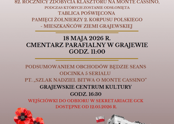 Obchody 82. rocznicy zdobycia Klasztoru na Monte Cassino