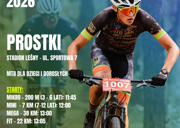 Prostki. Maraton kolarski i maraton biegowy