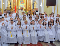 I Komunia Święta w parafii Trójcy Przenajświętszej 