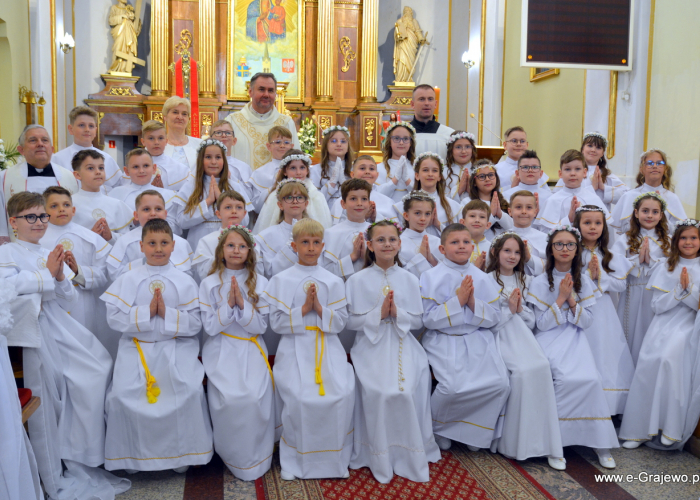 I Komunia Święta w parafii Trójcy Przenajświętszej (16.05)