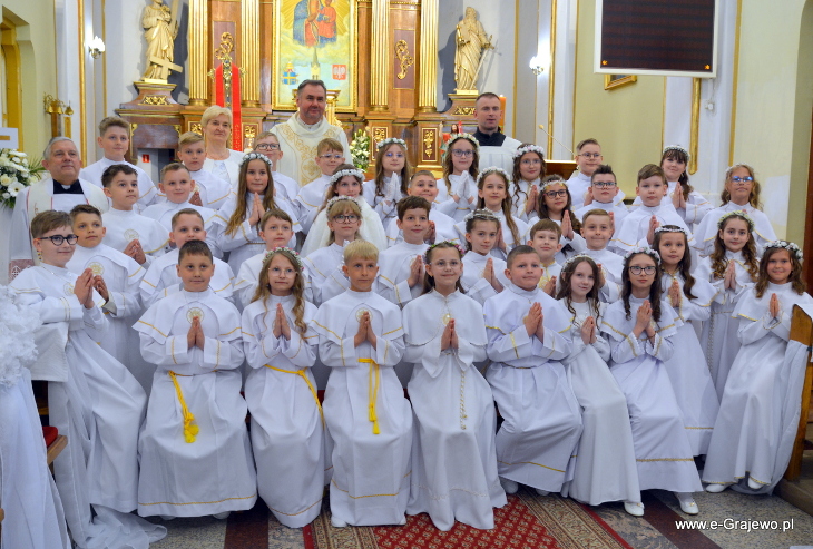 I Komunia Święta w parafii Trójcy Przenajświętszej (16.05)