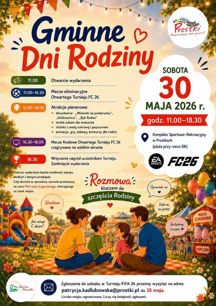 Gminne Dni Rodziny w Prostkach!