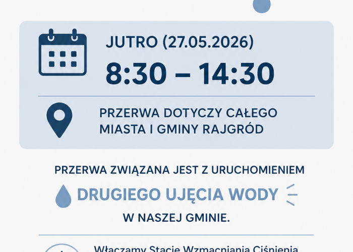 Komunikat UM w Rajgrodzie