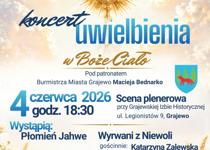 Koncert Uwielbienia w Boże Ciało