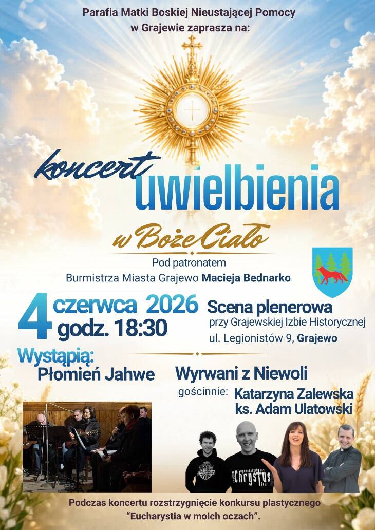 Koncert Uwielbienia w Boże Ciało