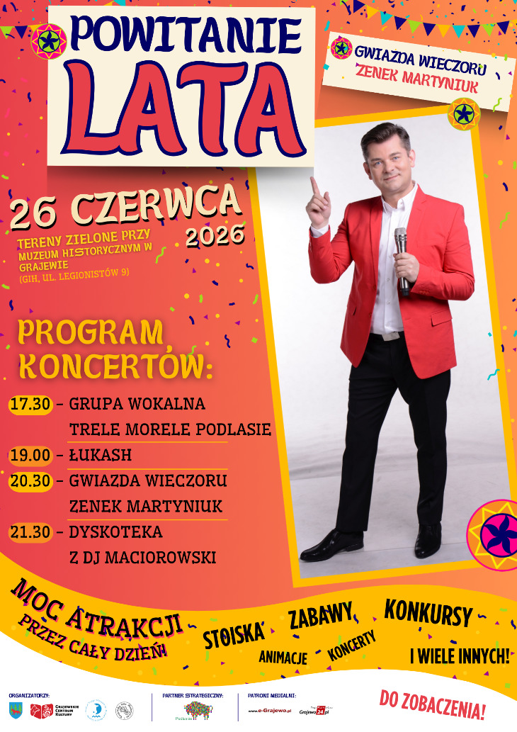 Powitanie Lata 2026 - Grajewo 26.06.2026 r.