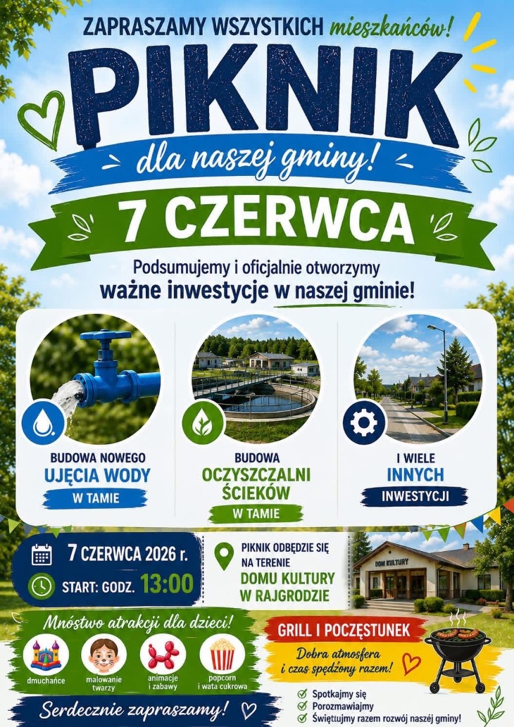 Piknik w Rajgrodzie już w niedzielę !