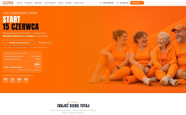 Nowe treningi grupowe już od 15.06. Studio LoFit otwiera się w Grajewie