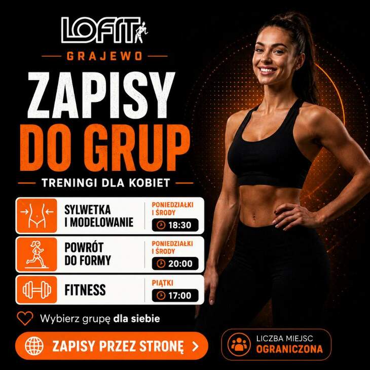 Zapisy do grup LOFIT Grajewo trwają!