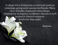 Podziękowania od rodziny