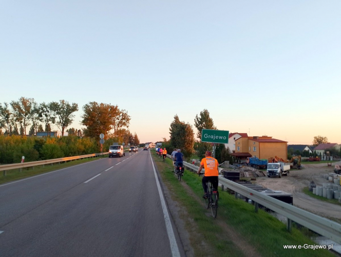 16-letnia rowerzystka potrącona za Grajewem