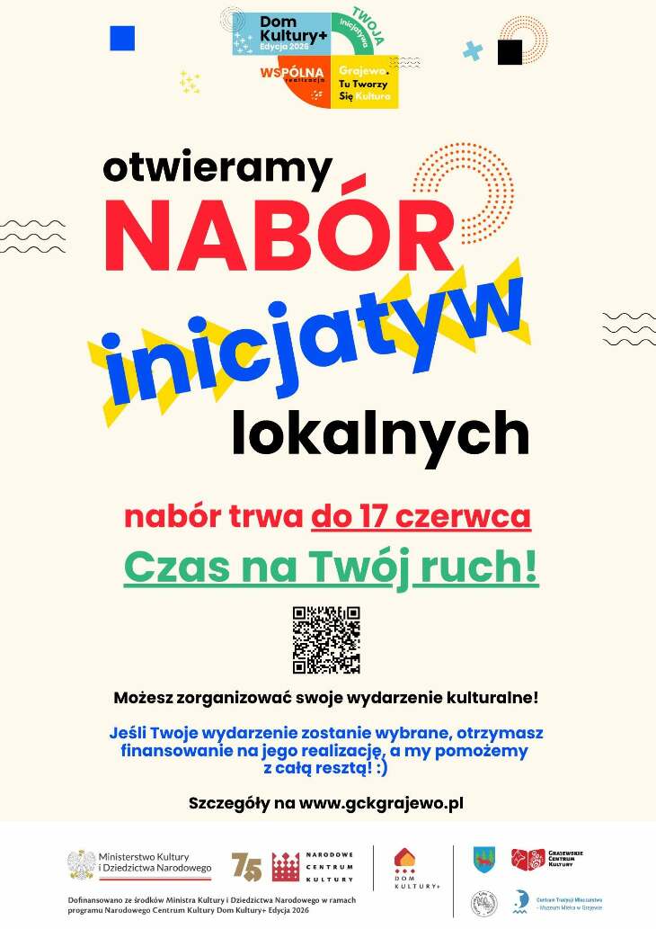 Program Dom Kultury+ Inicjatywy Lokalne 2026