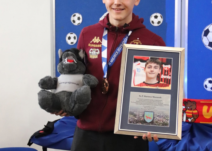 Bartosz Mazurek odwiedził Grajewo 