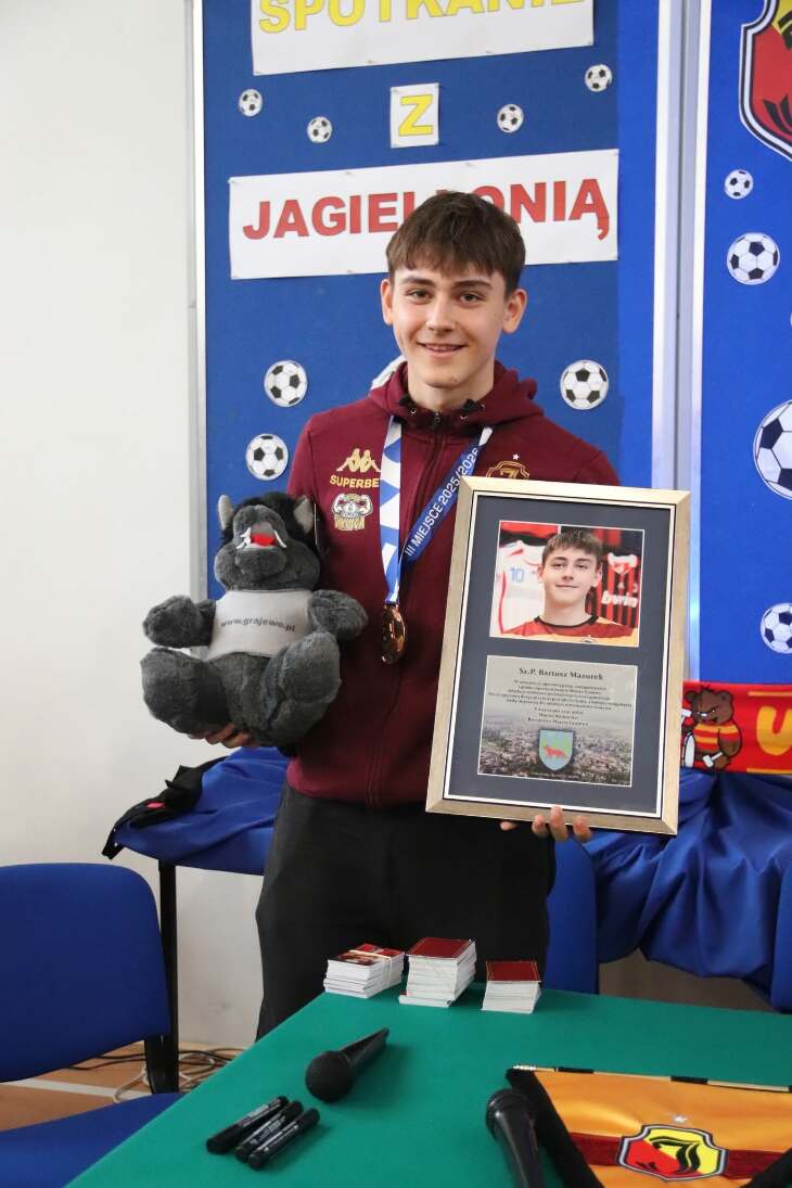 Bartosz Mazurek odwiedził Grajewo 