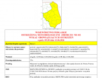 Ostrzeżenia meteorologiczne