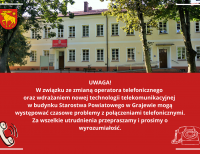 Starostwo. Utrudnienia z połączeniami telefonicznymi